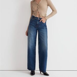 Madewell Super Wide Jeans - Halleran Wash